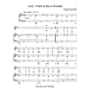 Lord, I Want To Be A Christian