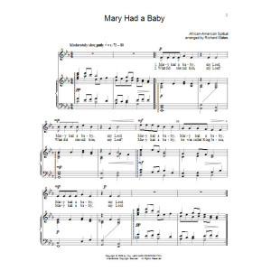 Mary Had A Baby