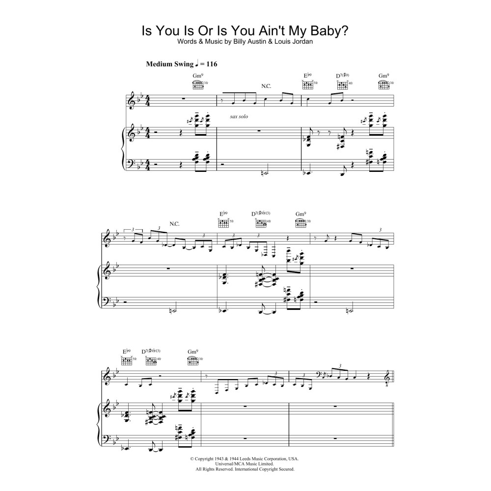 Is You Is Or Is You Ain't My Baby?