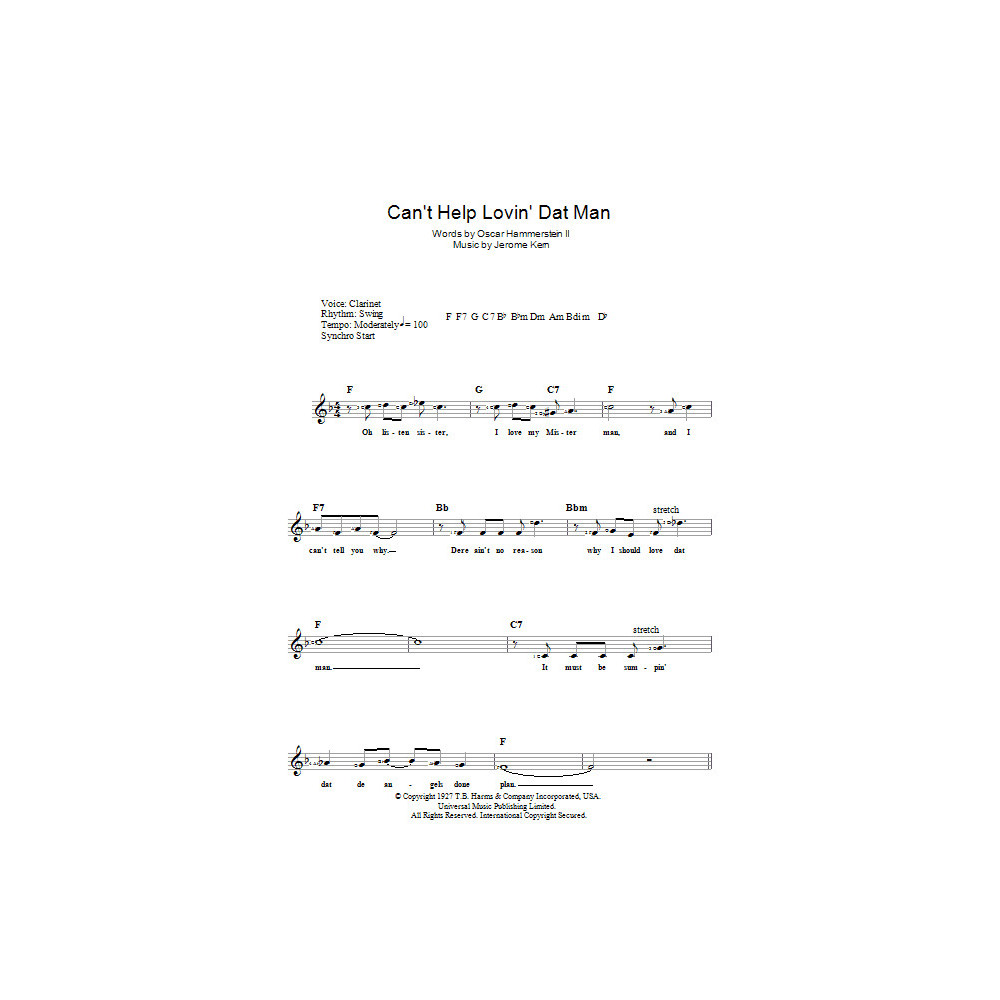 Can't Help Lovin' Dat Man