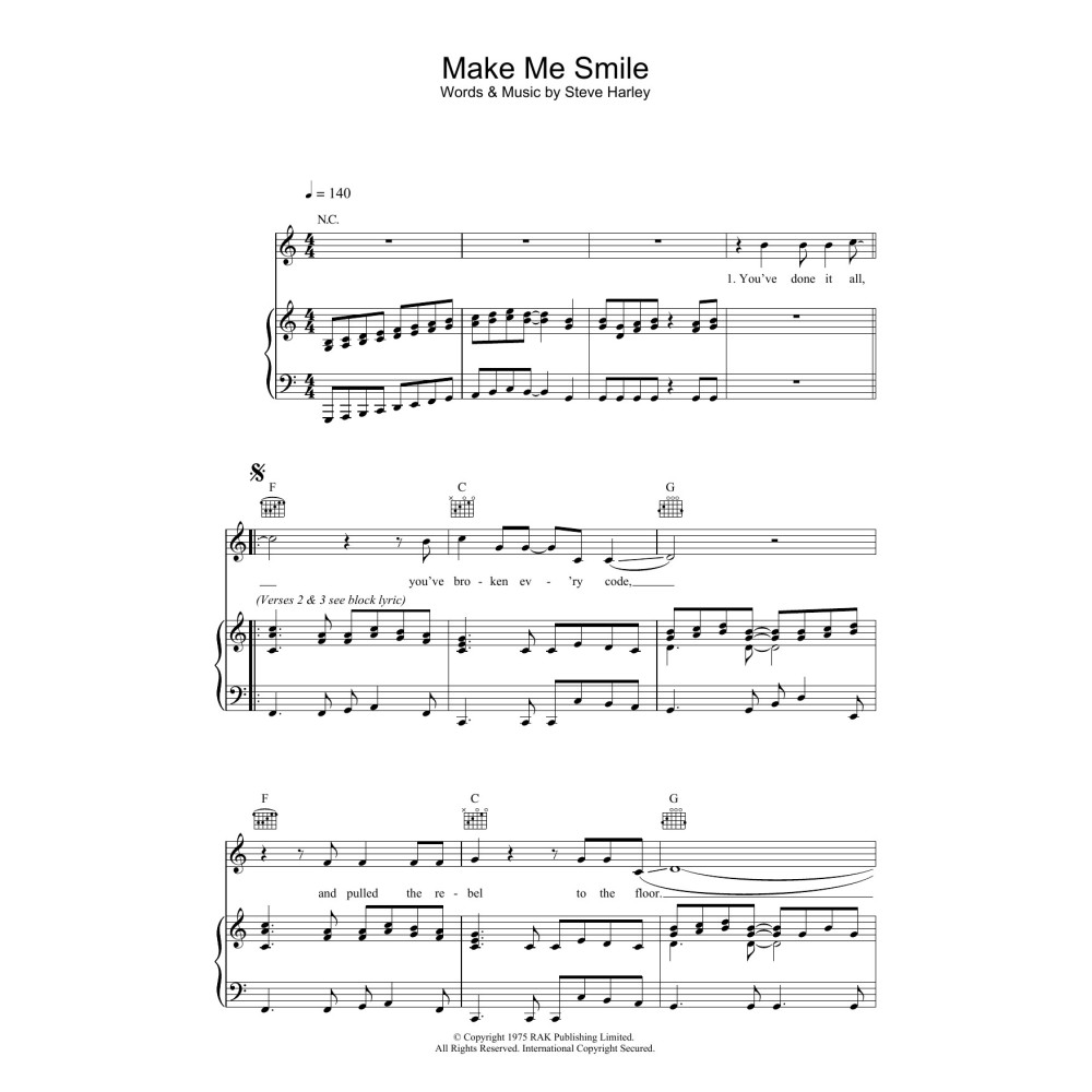 Make Me Smile (Come Up And See Me)