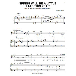 Der Frühling wird in diesem Jahr ein wenig zu spät sein