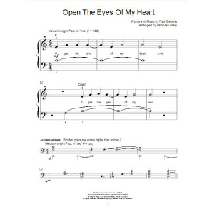 Open The Eyes Of My Heart