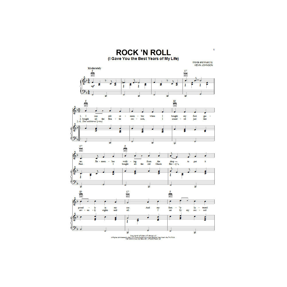 Rock 'N Roll (I Gave You The Best Years Of My Life)
