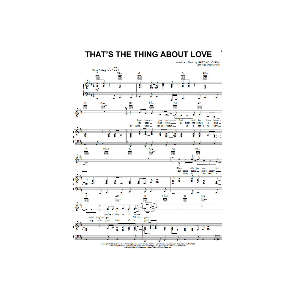 That's The Thing About Love