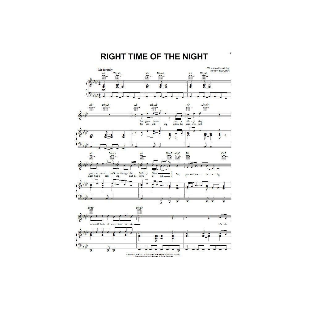 Right Time Of The Night