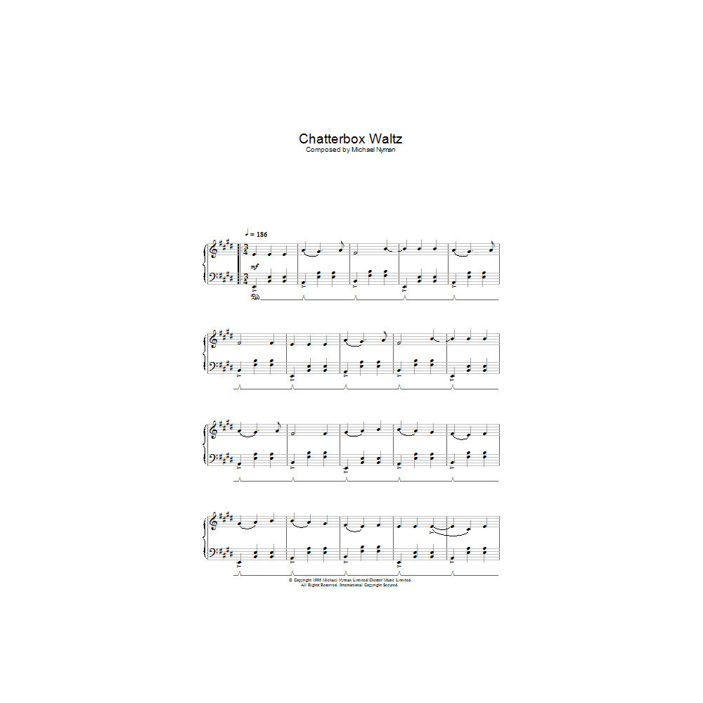 Chatterbox Waltz (from The Diary Of Anne Frank)