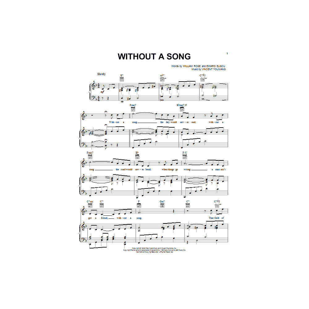 Ohne ein Lied