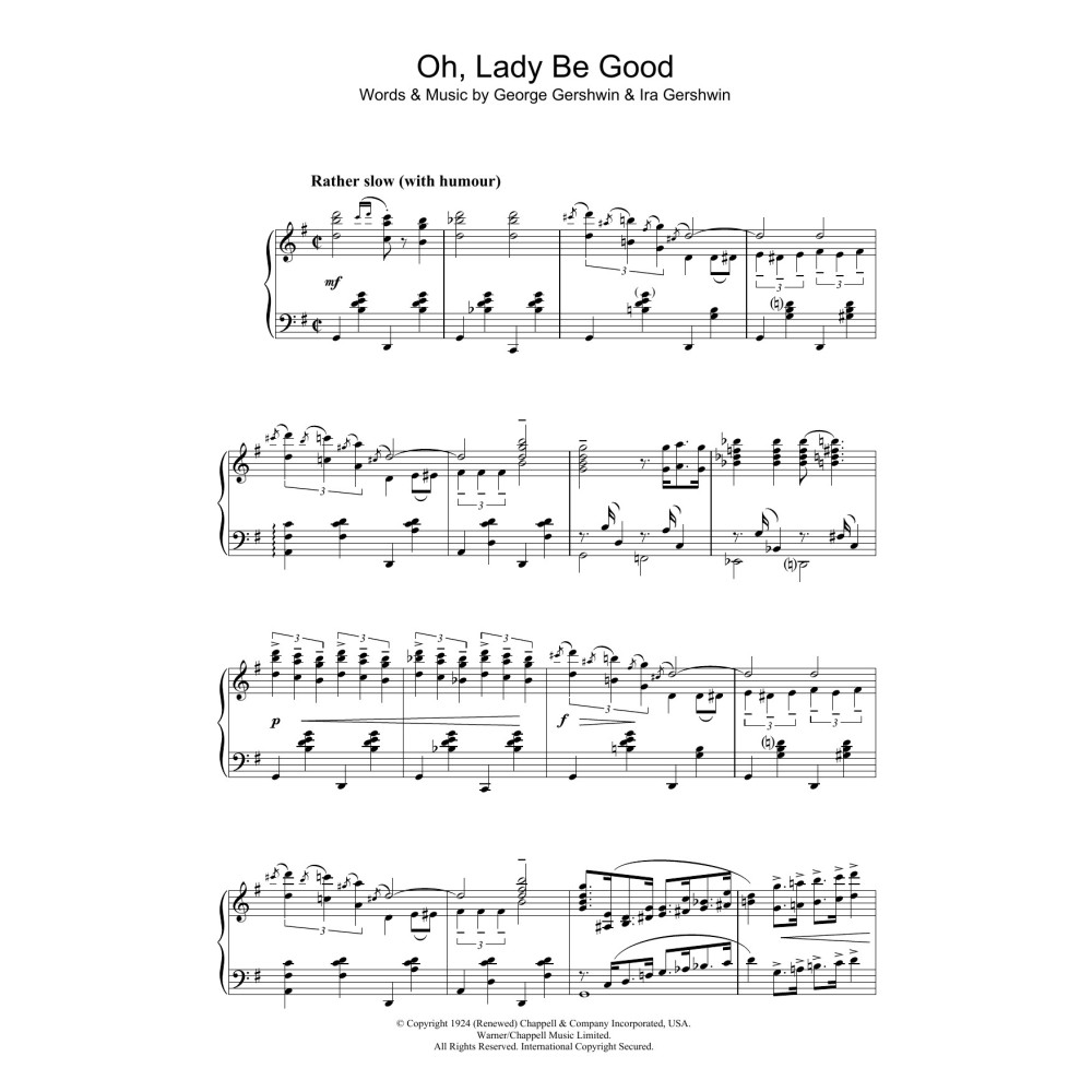 Oh, Lady, Be Good