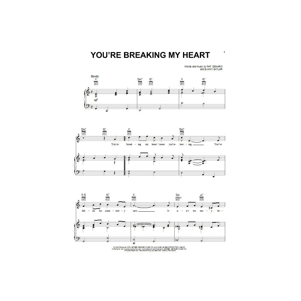 You're Breaking My Heart