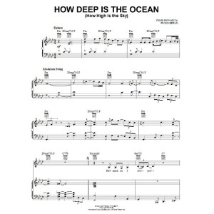 How Deep Is The Ocean (How High Is The Sky)