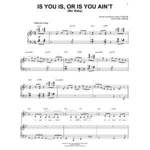Is You Is, Or Is You Ain't (Ma' Baby)