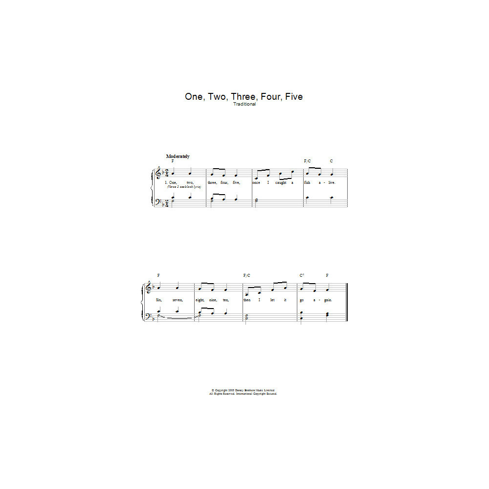 One Two Three Four Five