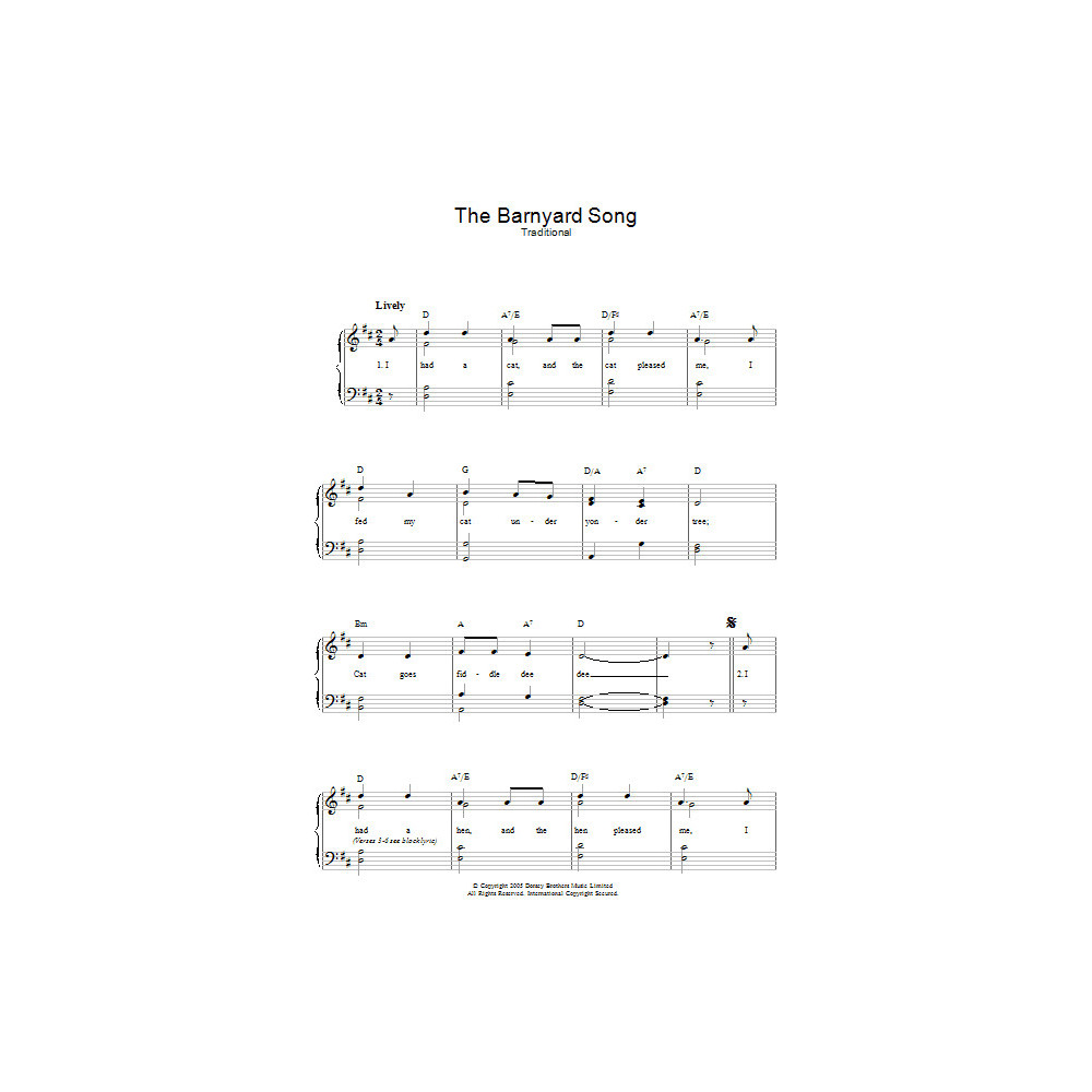 The Barnyard Song