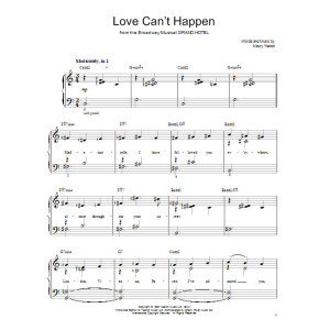 Liebe kann nicht passieren (aus Grand Hotel: The Musical)
