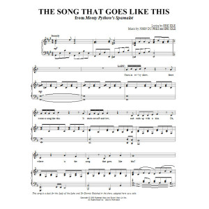 The Song That Goes Like This (from Monty Python's Spamalot)