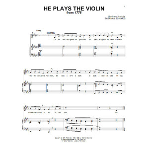 He Plays The Violin (from 1776)