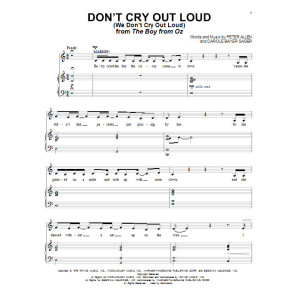 Don't Cry Out Loud (We Don't Cry Out Loud) (from The Boy From Oz)