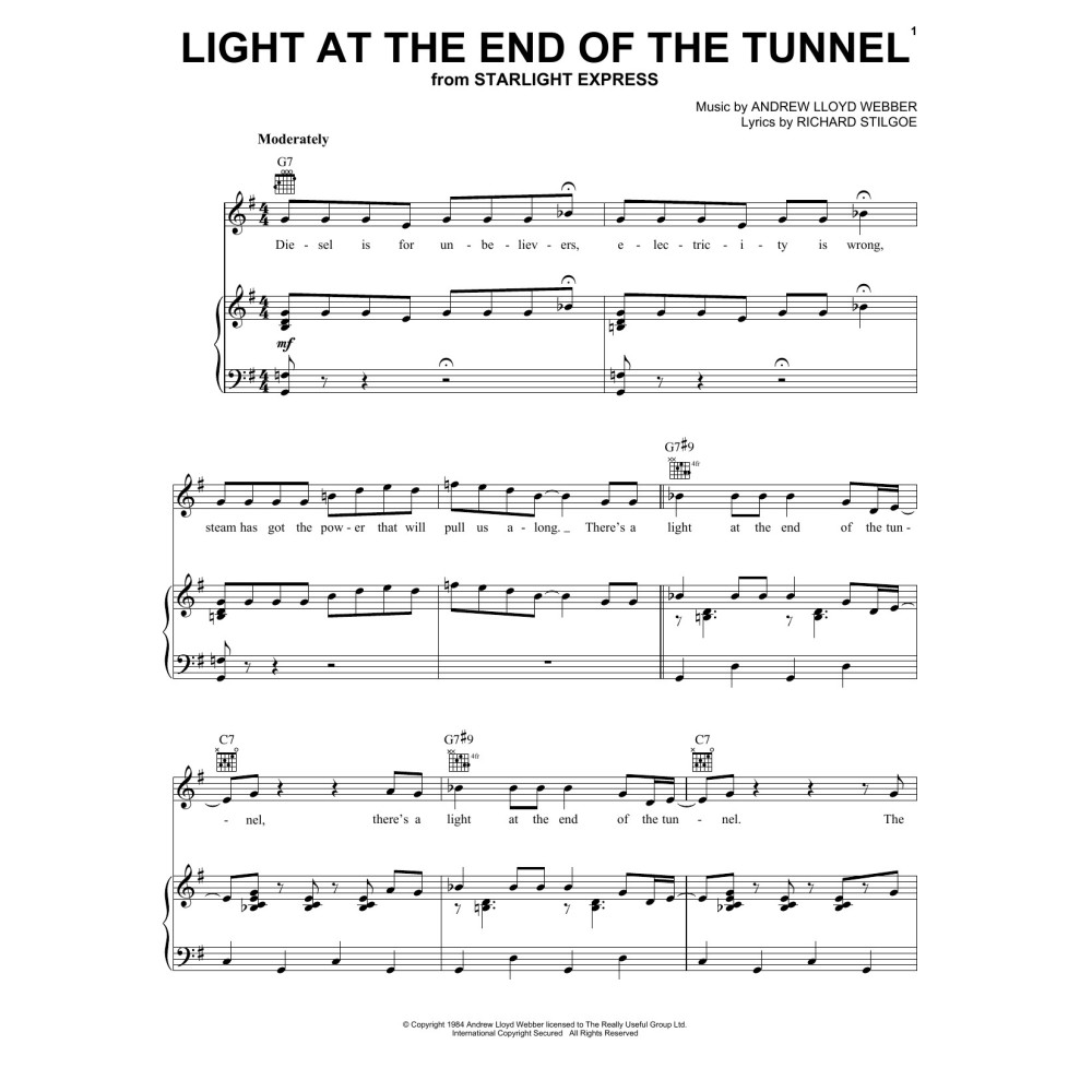 Light At The End Of The Tunnel (from Starlight Express)