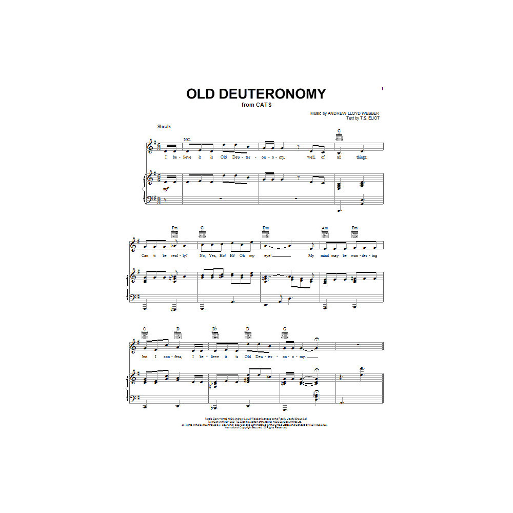 Old Deuteronomy (from Cats)