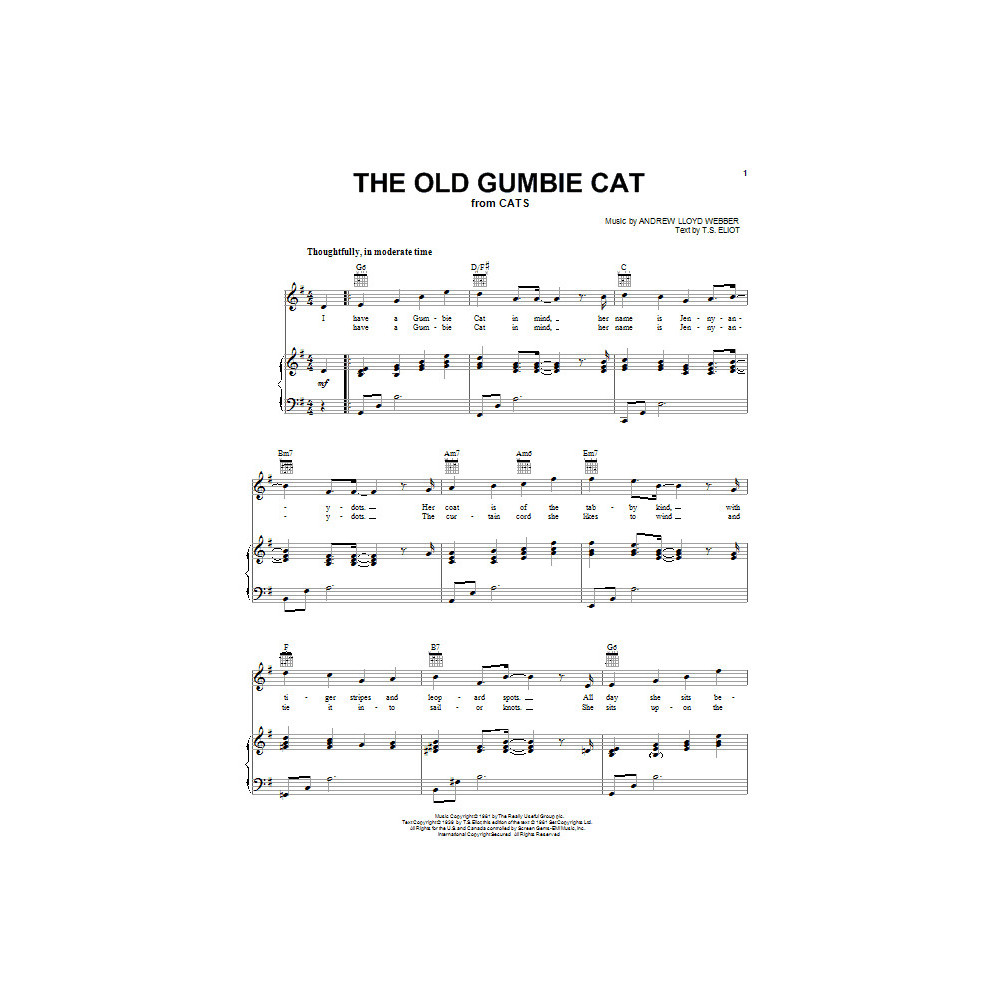 The Old Gumbie Cat (from Cats)