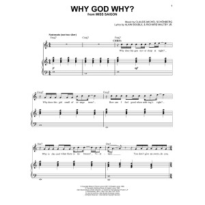 Why God Why? (from Miss Saigon)