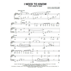 I Need To Know
