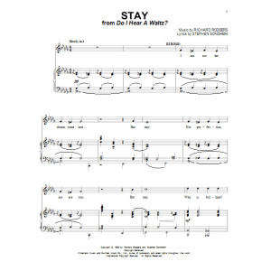 Stay (from Do I Hear A Waltz?)