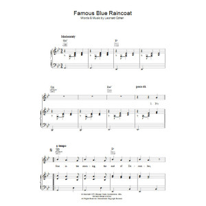 Famous Blue Raincoat