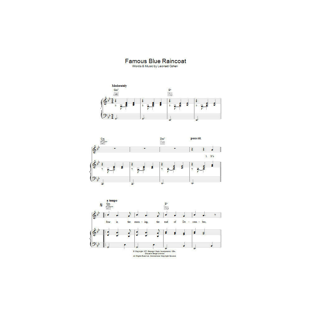 Famous Blue Raincoat