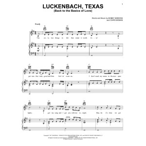 Luckenbach, Texas (Back To The Basics Of Love)