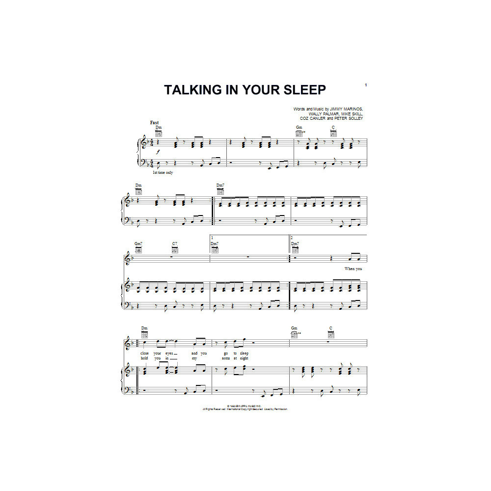 Talking In Your Sleep