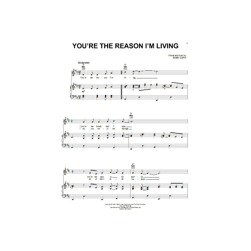 You're The Reason I'm Living