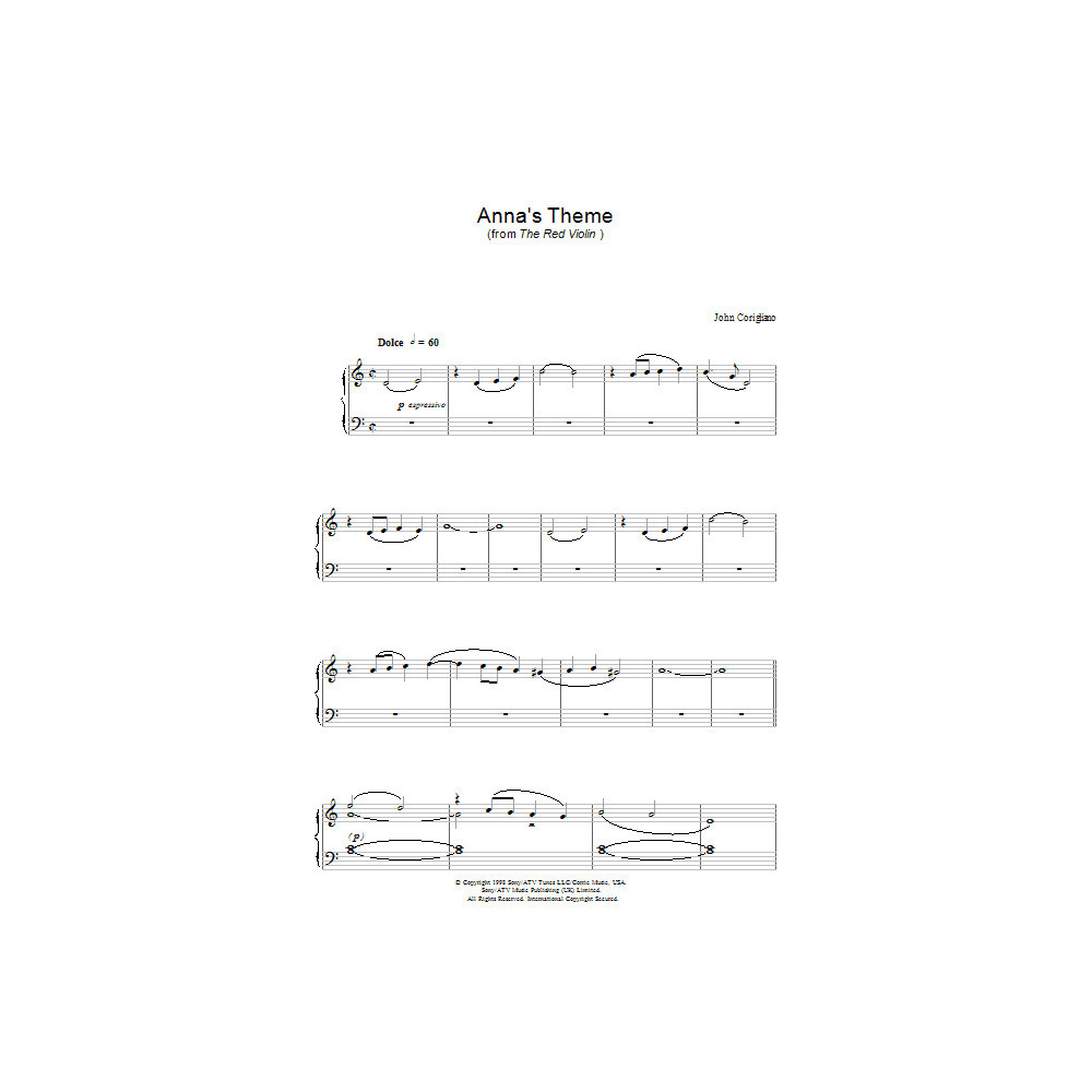 Anna's Theme (from The Red Violin)