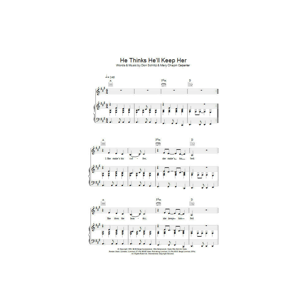 He Thinks He'll Keep Her