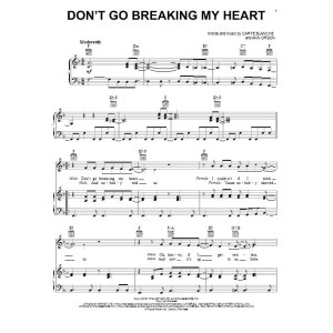 Don't Go Breaking My Heart