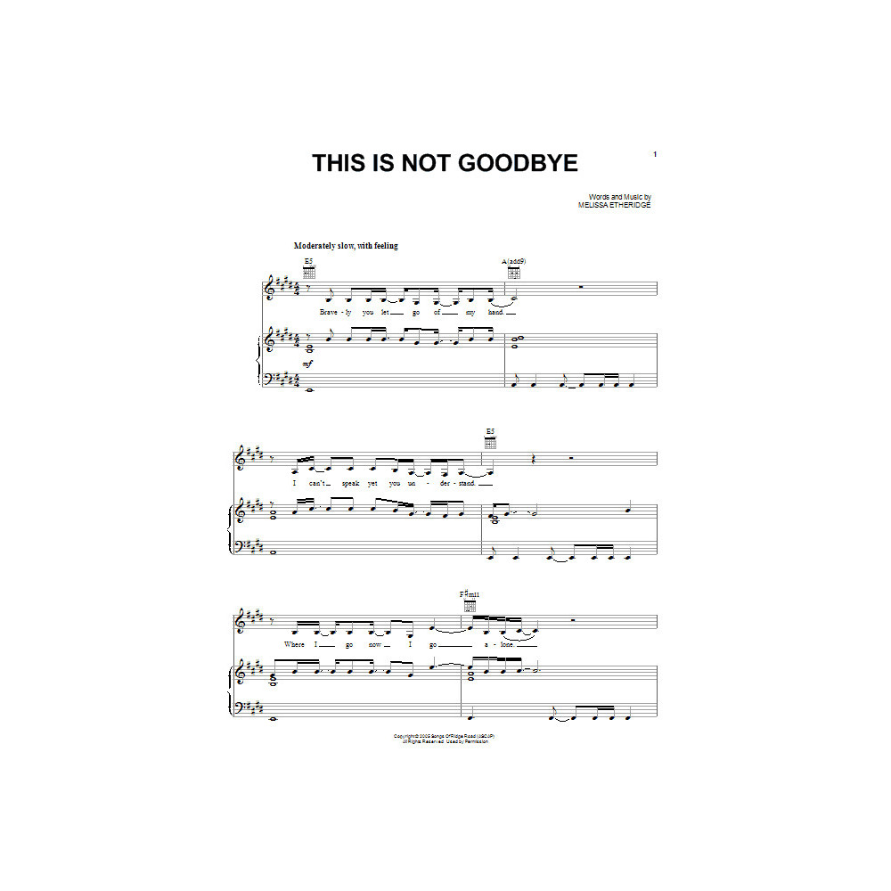 This Is Not Goodbye