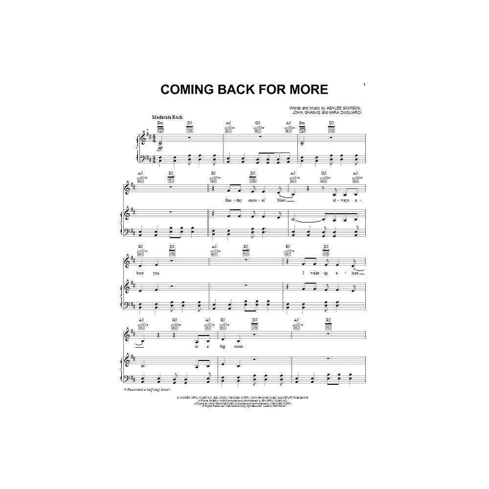 Coming Back For More