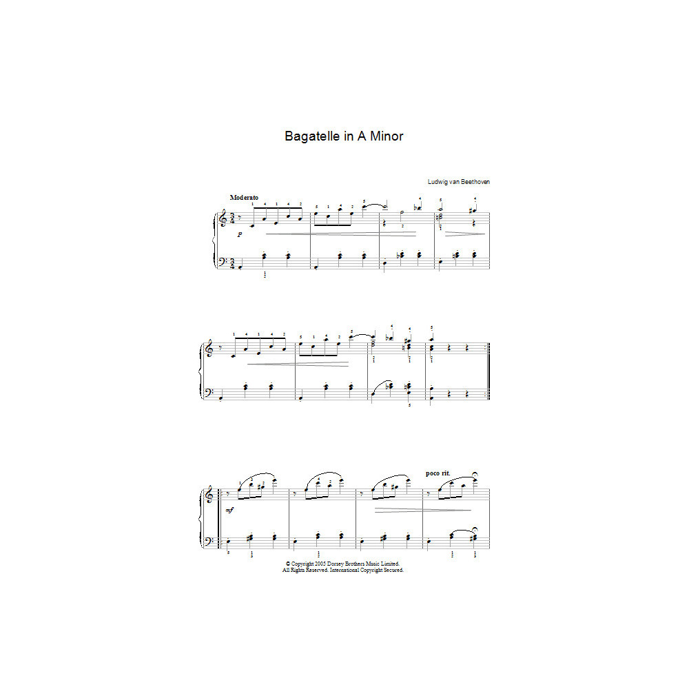 Bagatelle In A Minor