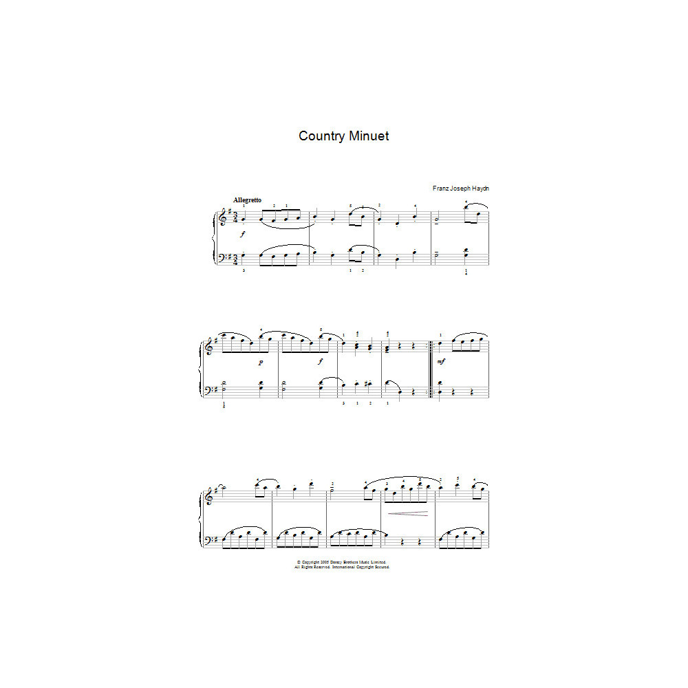 Country Minuet