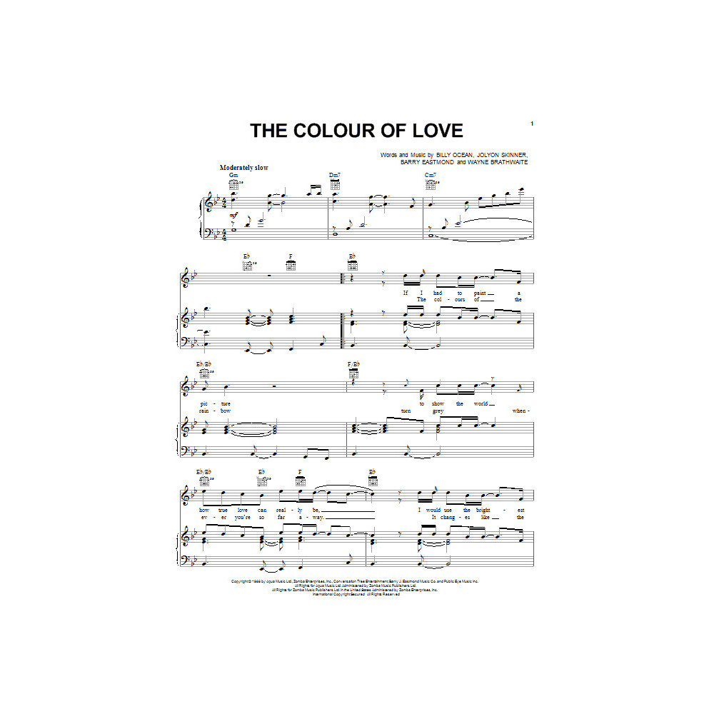 The Colour Of Love