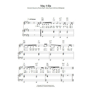 May It Be (from Lord Of The Rings: The Fellowship Of The Ring)