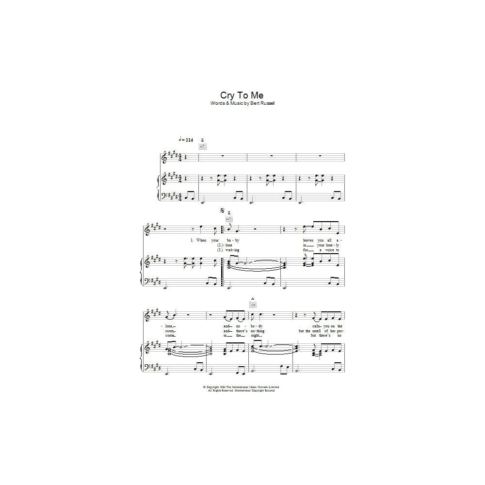 Cry To Me