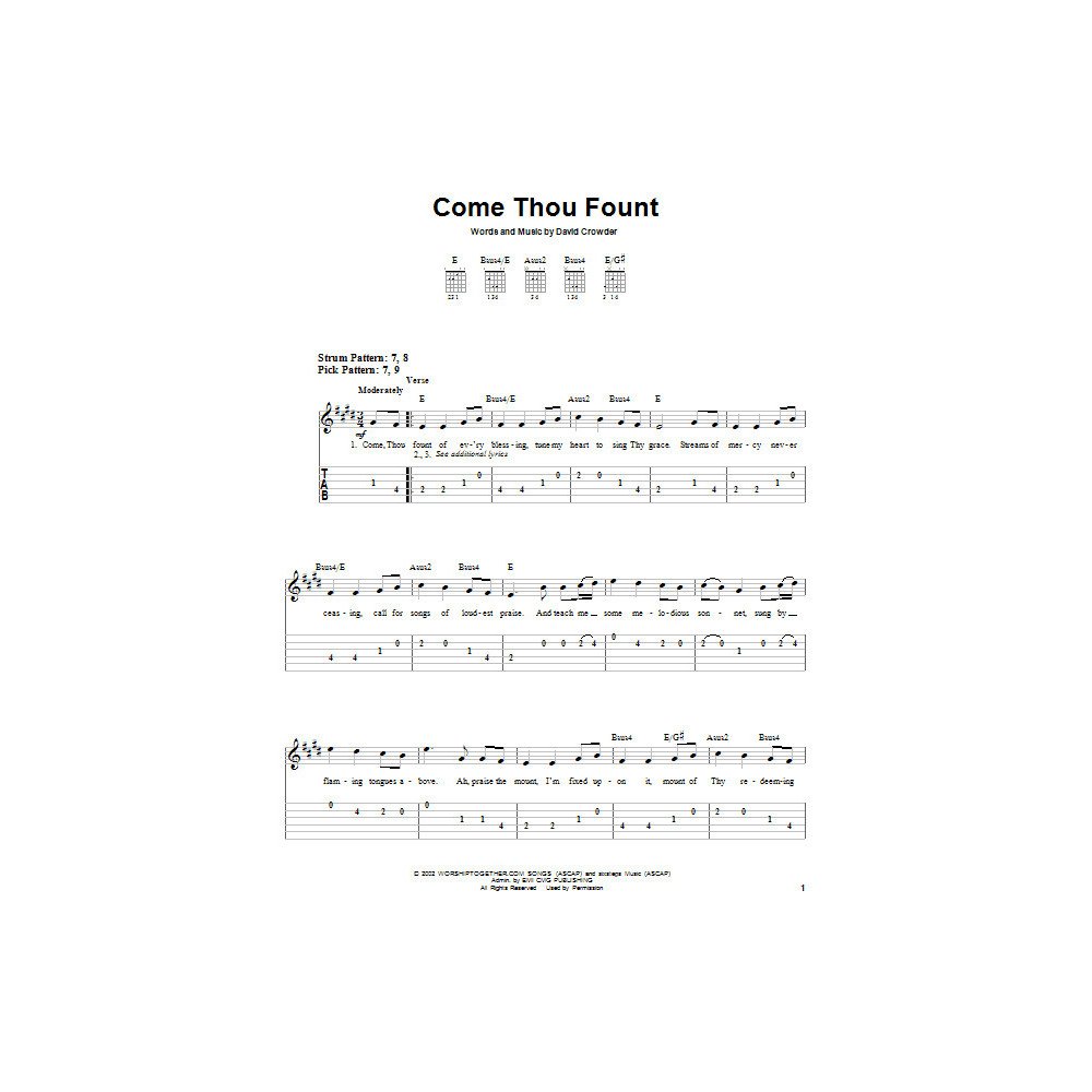 Come Thou Fount