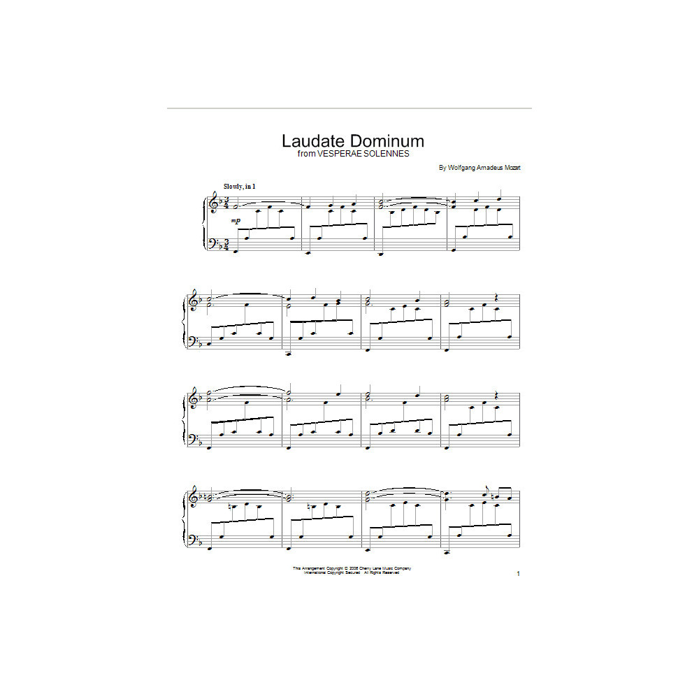 Laudate Dominum