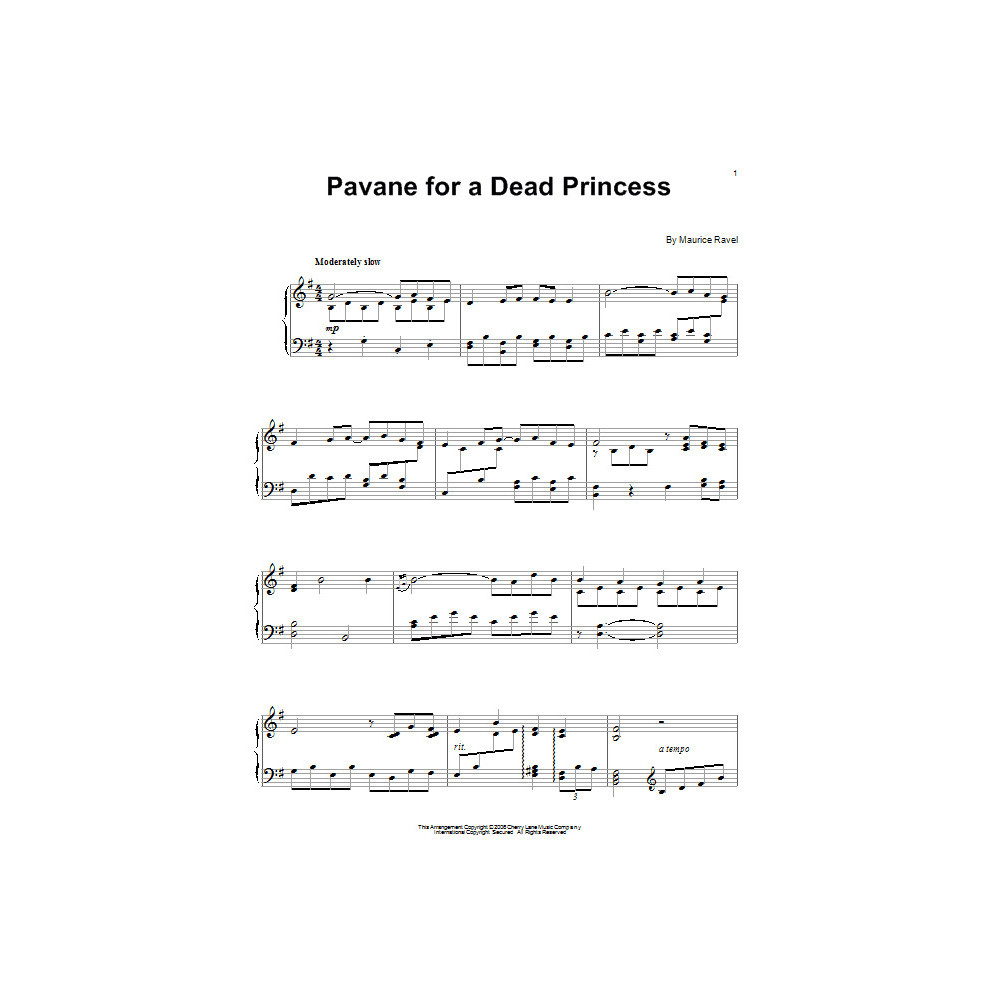 Pavane (For A Dead Princess)