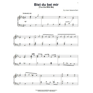 Bist Du Bei Mir (You Are With Me)