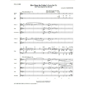 How Deep The Father's Love For Us (with Jesus Keep Me Near The Cross) - Full Score