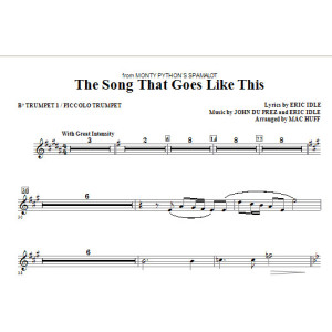 The Song That Goes like This - Bb Trumpet 1/Picollo Trumpet