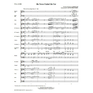 Er hat mich niemals im Stich gelassen (orch. Keith Christopher) - Vollpartitur